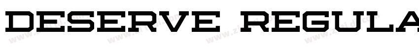 Deserve Regular字体转换